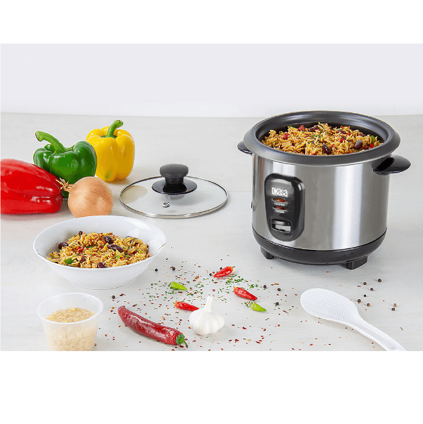 Olla arrocera 1lb acero inóxidable c/v DKASA