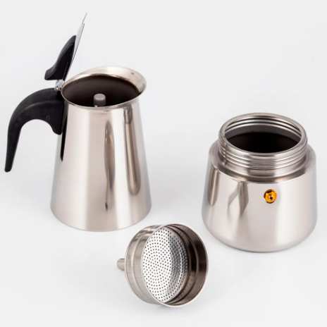 Cafetera italiana 12 tazas acero