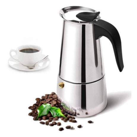 Cafetera italiana 12 tazas acero