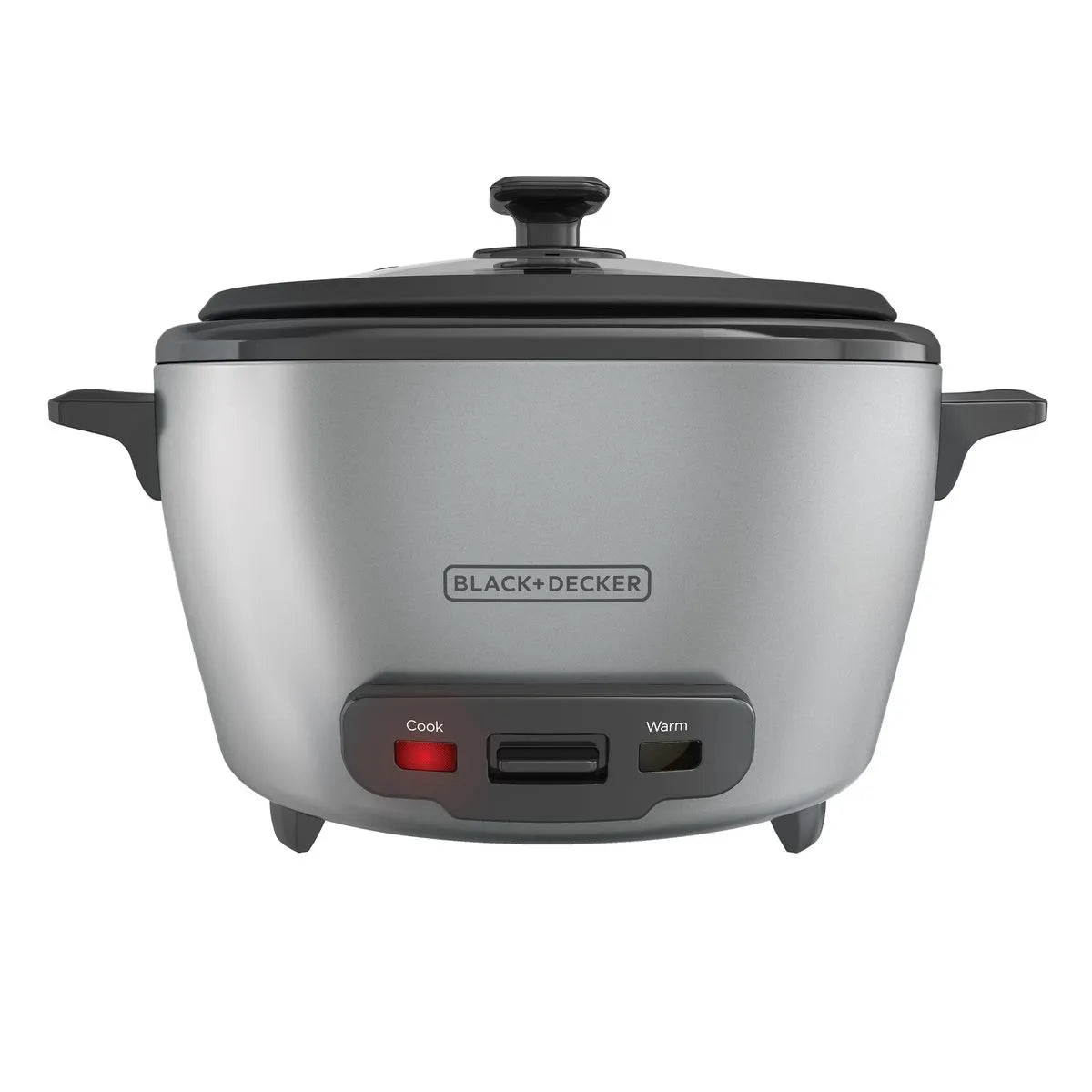 Olla Arrocera Black+Decker 20 Tazas Tapa Vidrio y Vaporera
