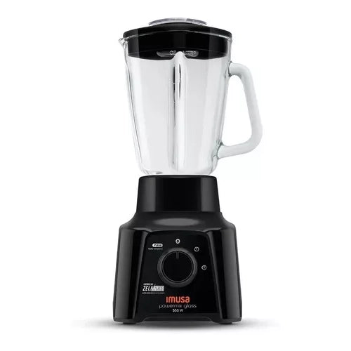Licuadora IMUSA Powermix Glass 2 velocidades + pulso Vaso vidrio